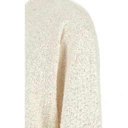 White Polyester Cardigan