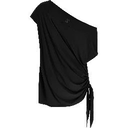 Black Polyamide Casual Dress