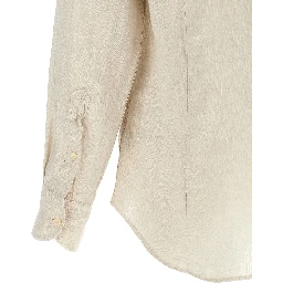 Beige Linen Blouse