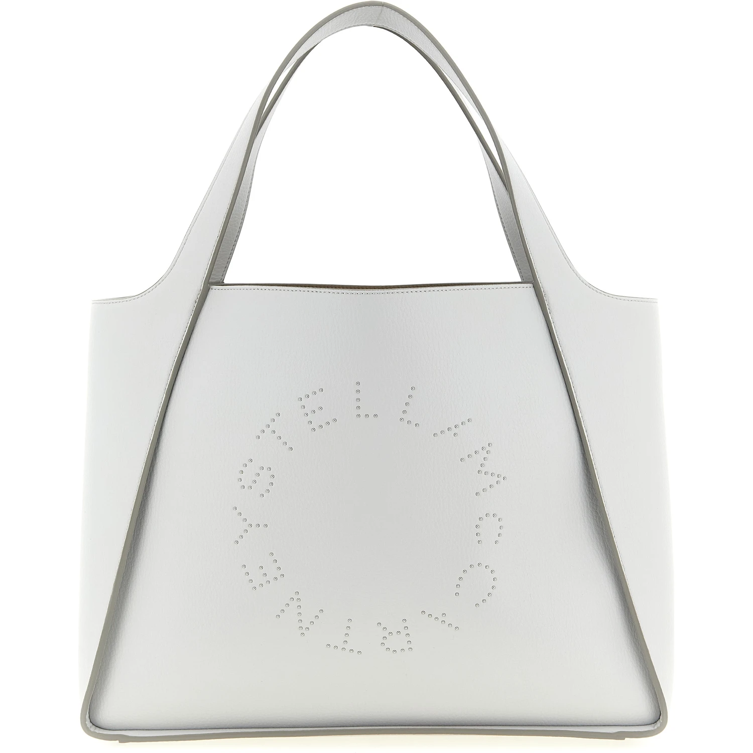 Gray Polyamide Tote Bag