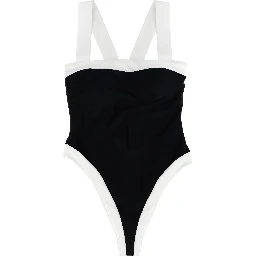 Bicolor Recycled Polyamide One-Piece Swimsuit