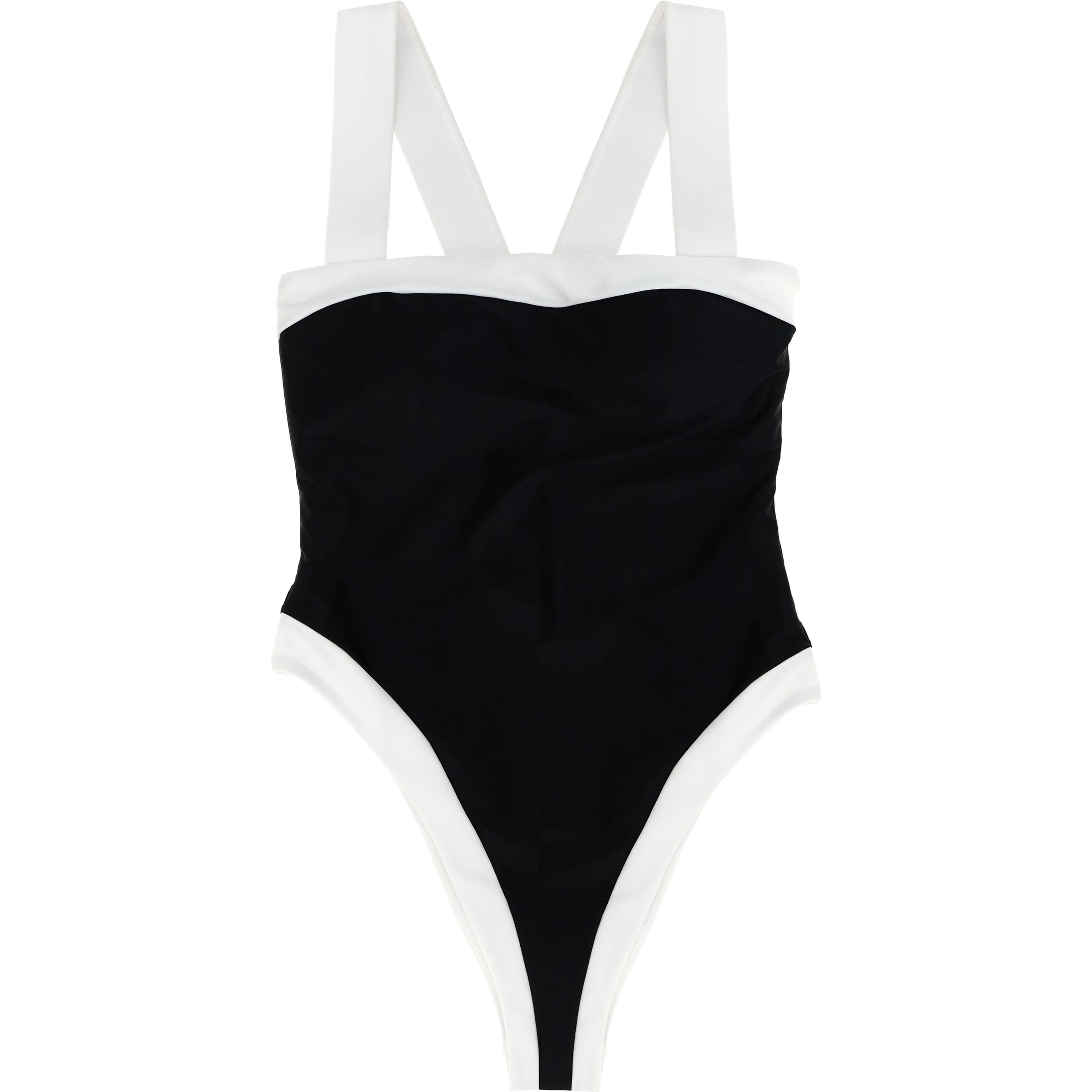 Bicolor Recycled Polyamide One-Piece Swimsuit