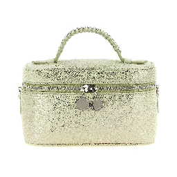 Bicolor Polyester Crossbody Bag