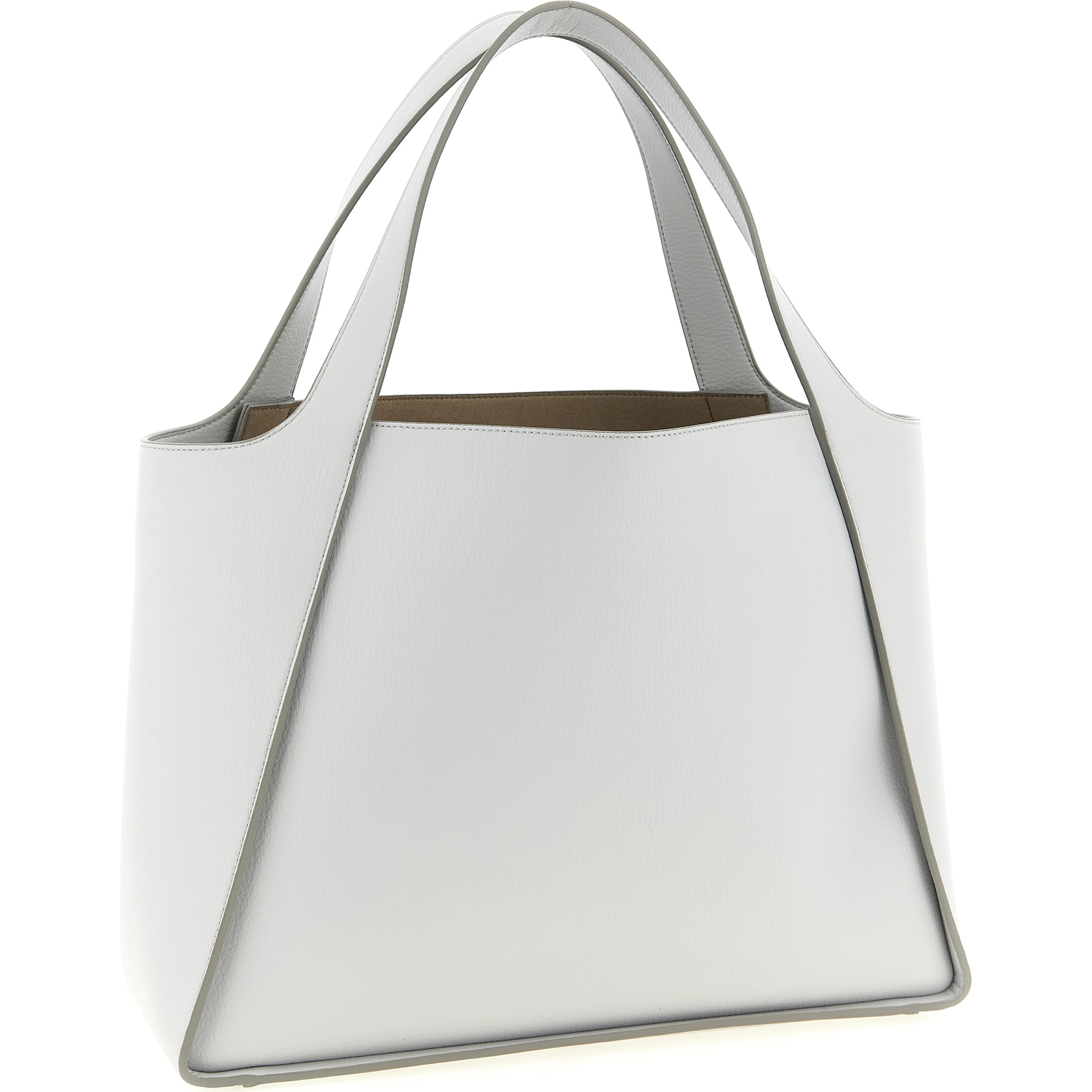 Gray Polyamide Tote Bag