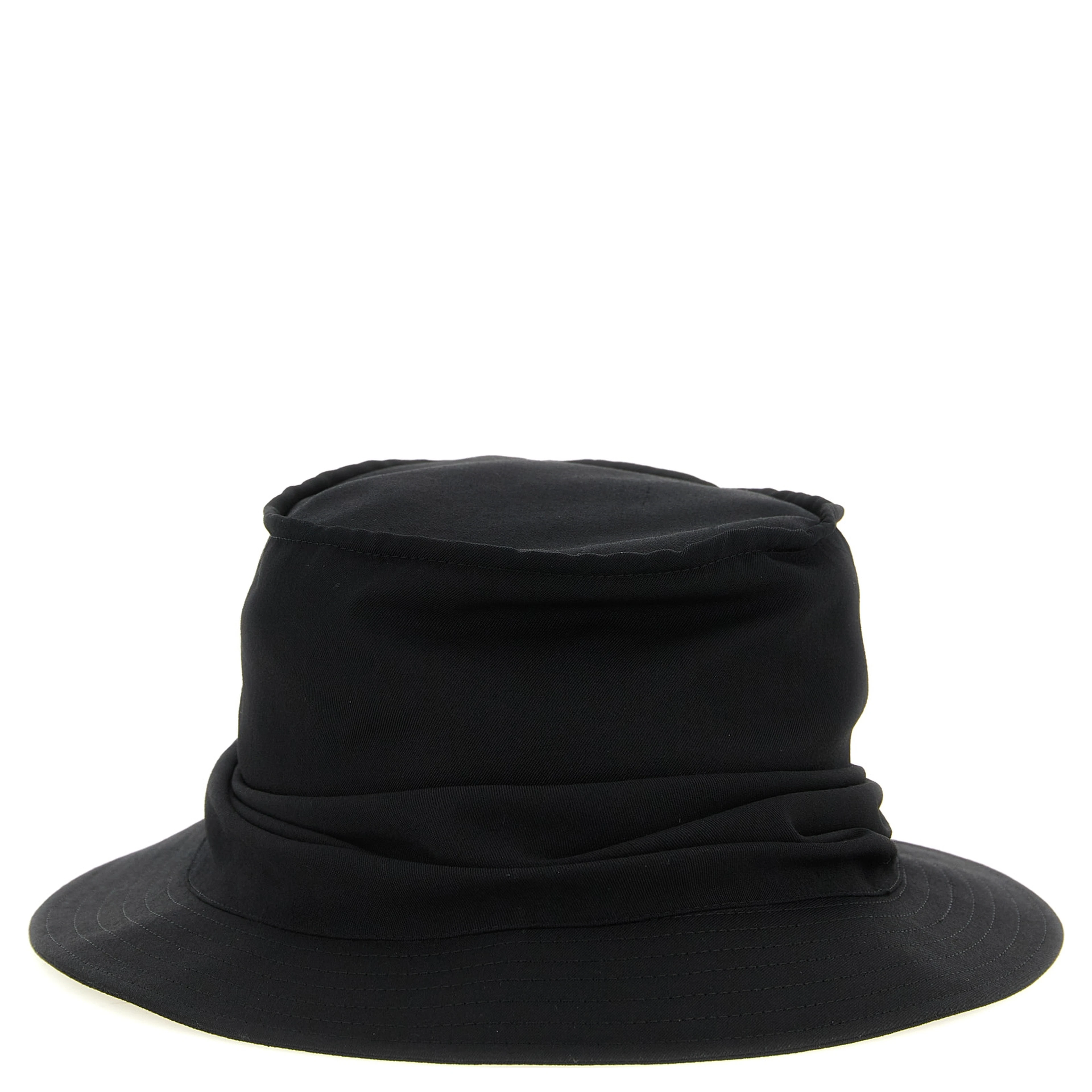 Black Wool Bucket Hat