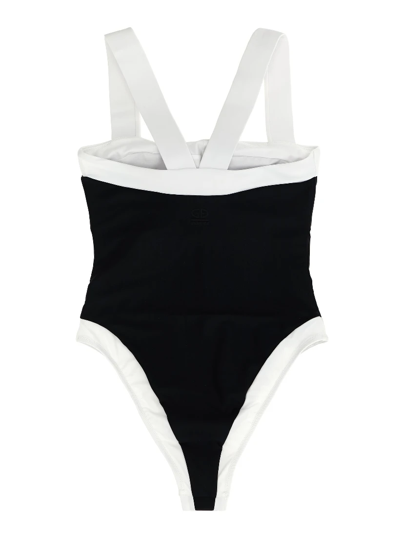 Bicolor Recycled Polyamide One-Piece Swimsuit