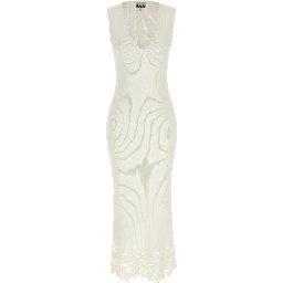 White Organic Cotton Long Dress