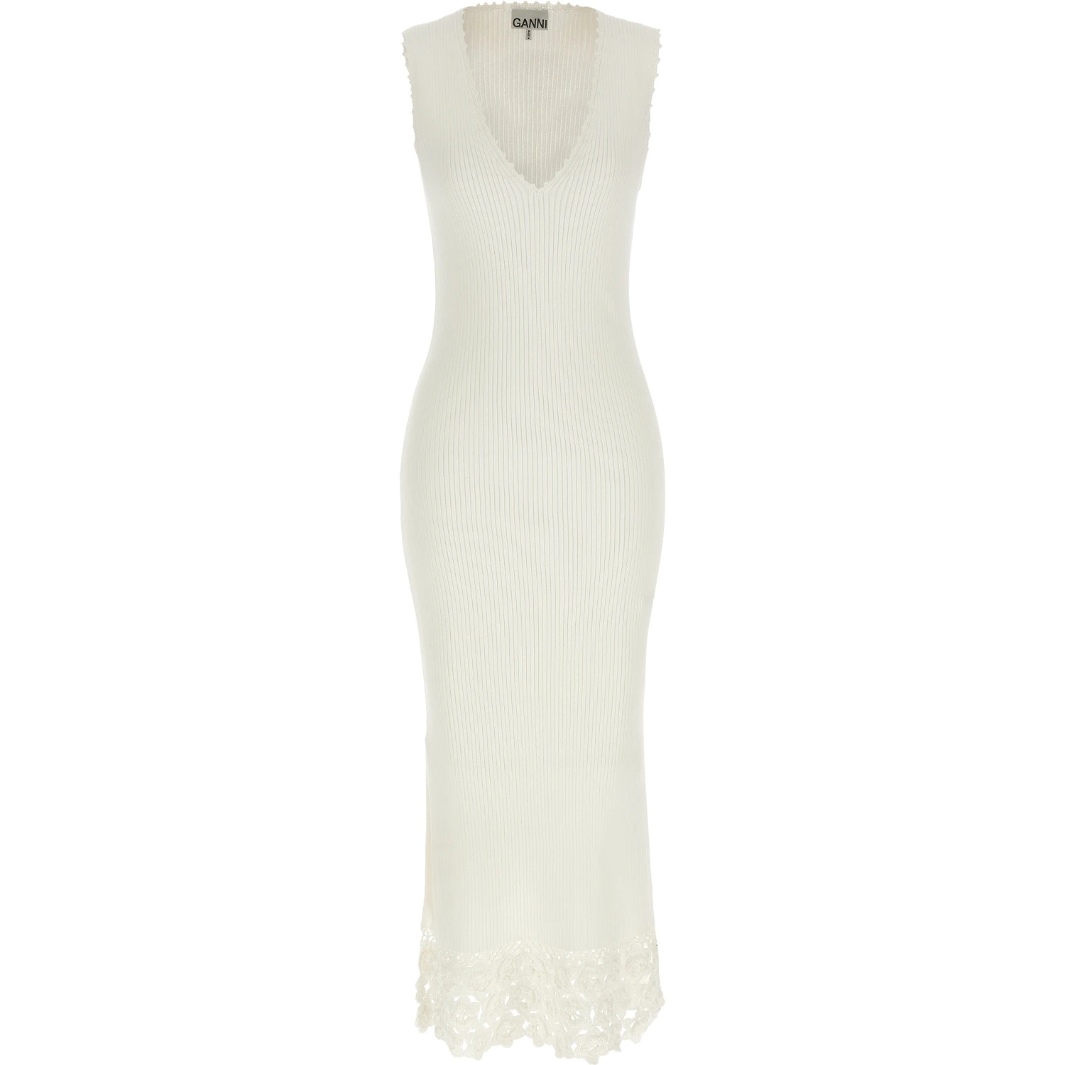 White Organic Cotton Long Dress