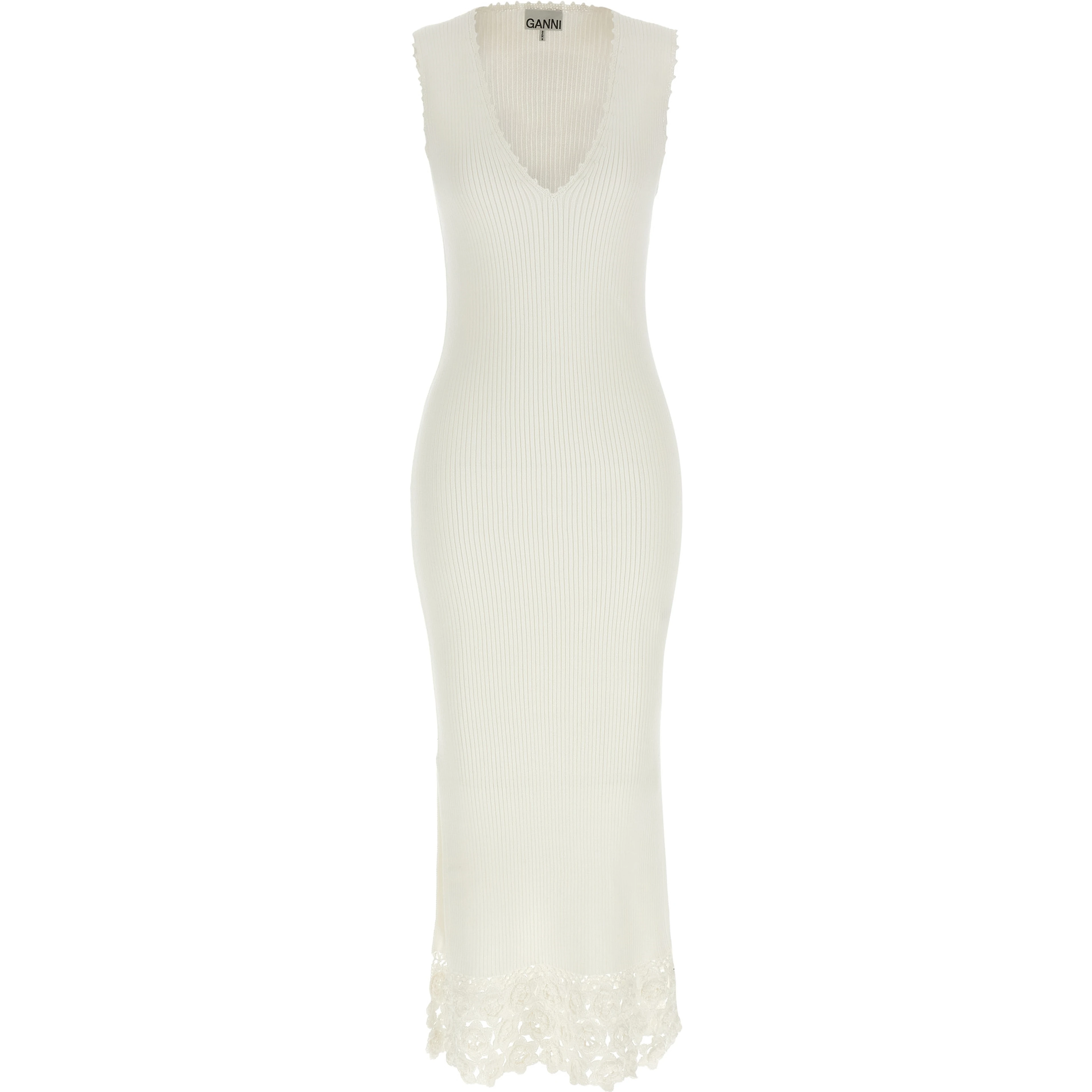 White Organic Cotton Long Dress