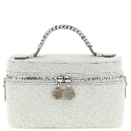 Gray Polyester Crossbody Bag