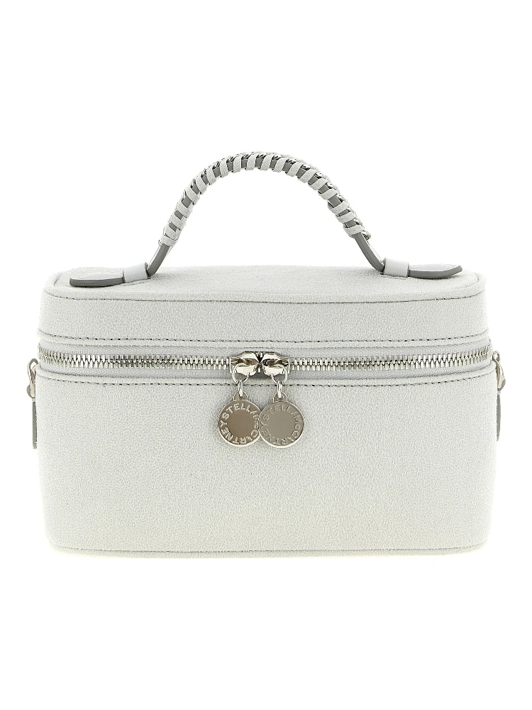 Gray Polyester Crossbody Bag