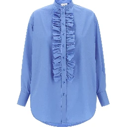 Blue Cotton Blouse