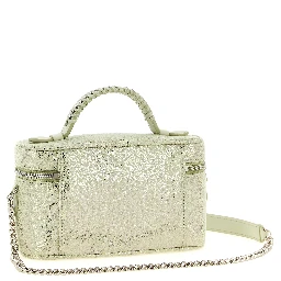 Bicolor Polyester Crossbody Bag