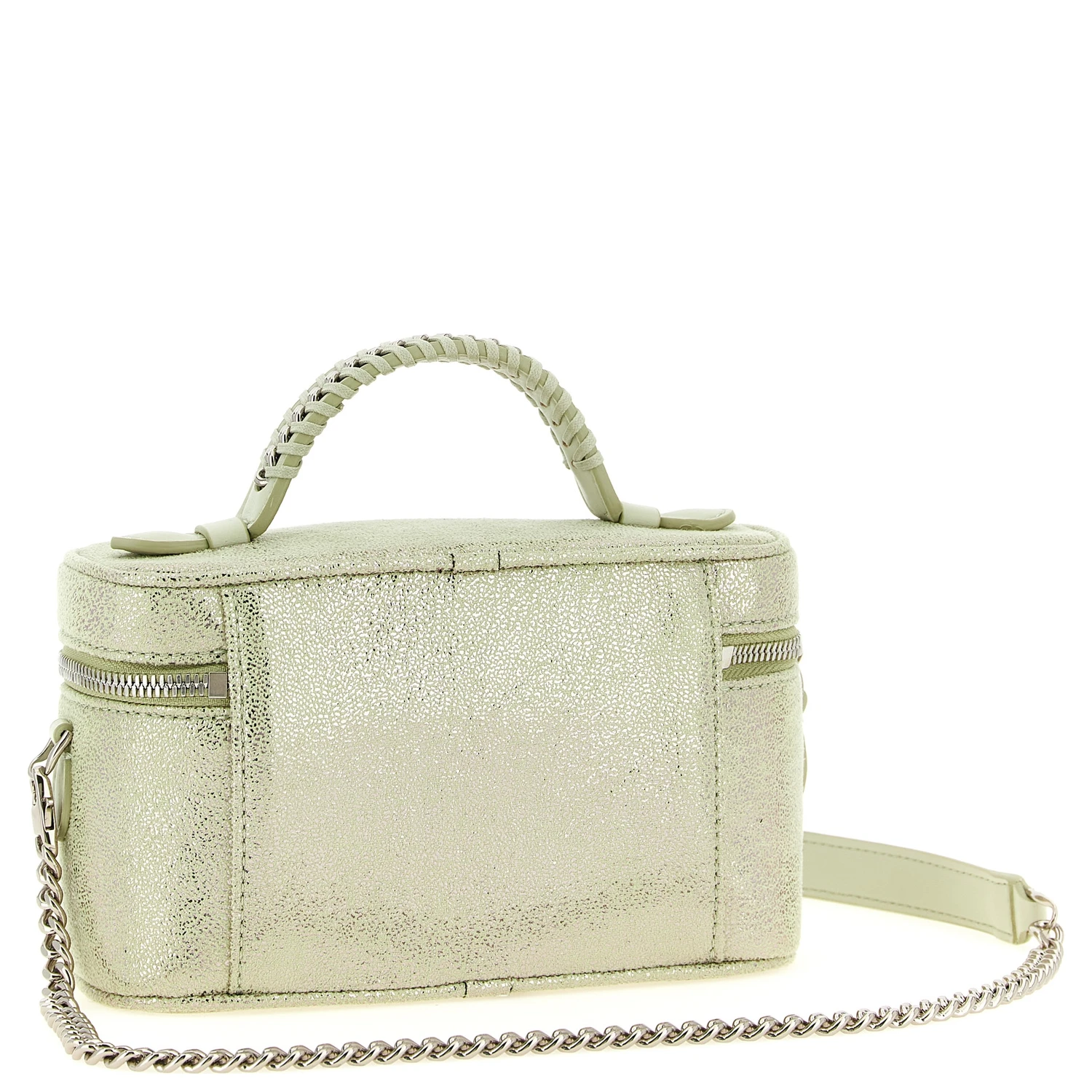 Bicolor Polyester Crossbody Bag