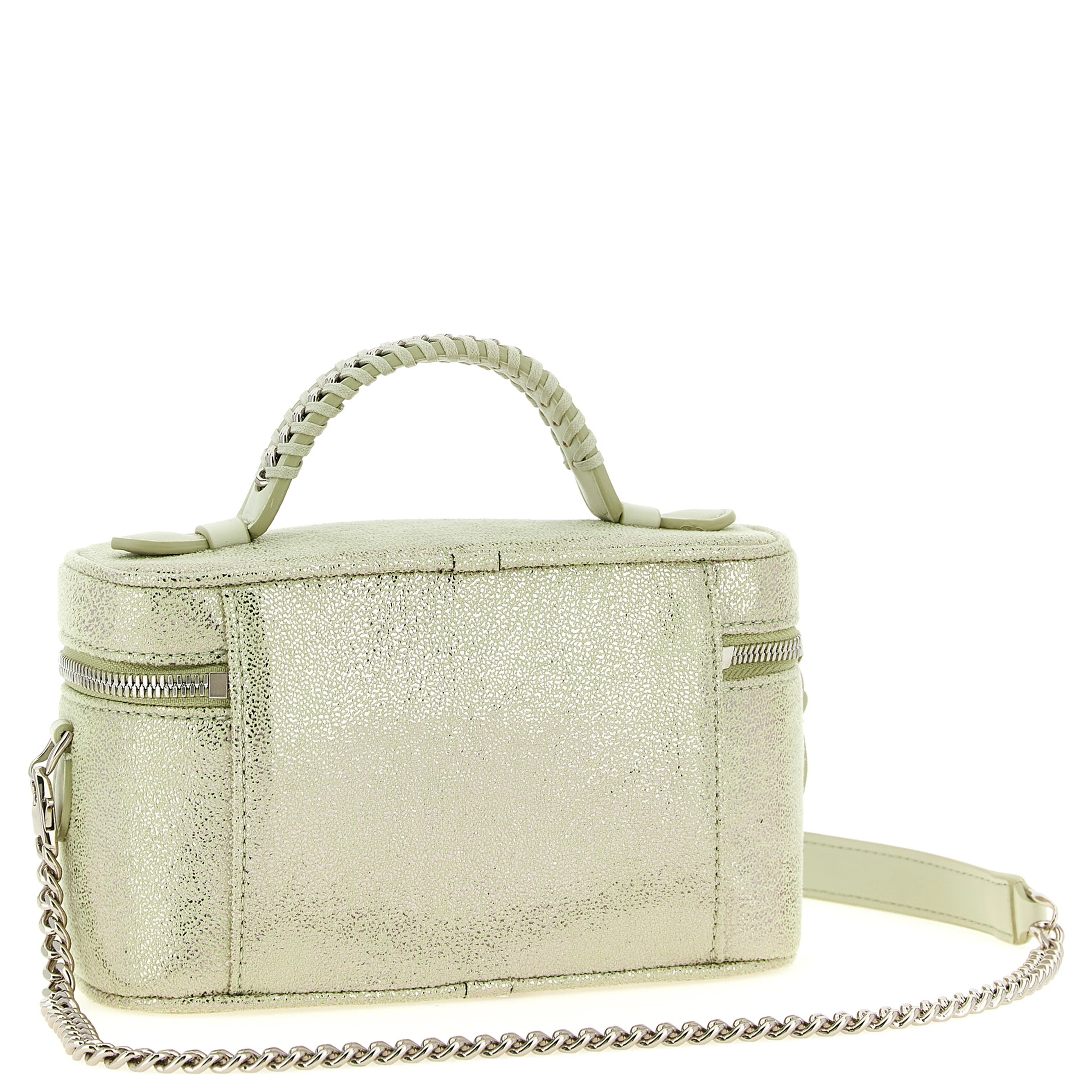 Bicolor Polyester Crossbody Bag