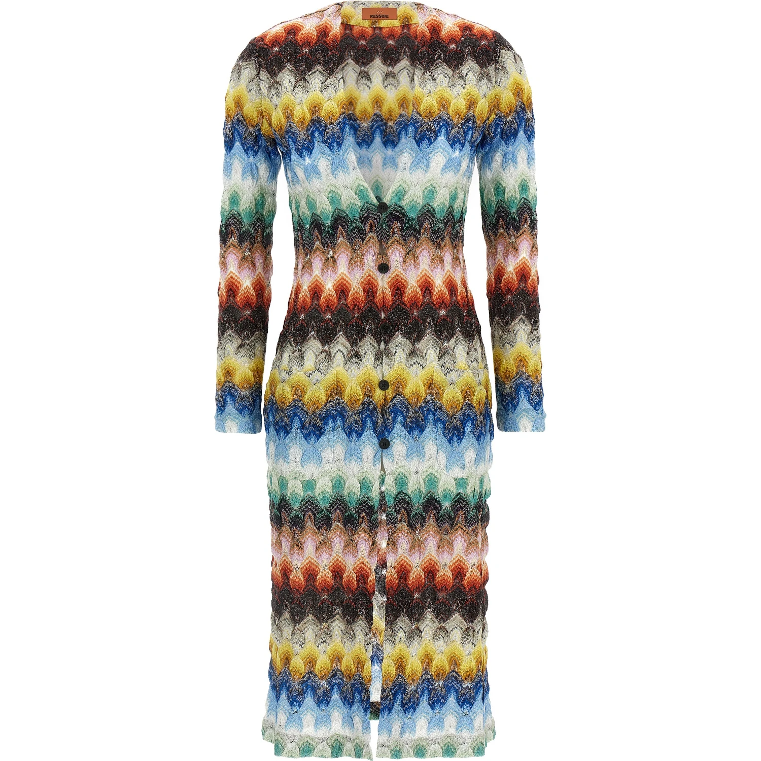 Multicolor Viscose Cardigan