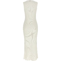 White Organic Cotton Long Dress