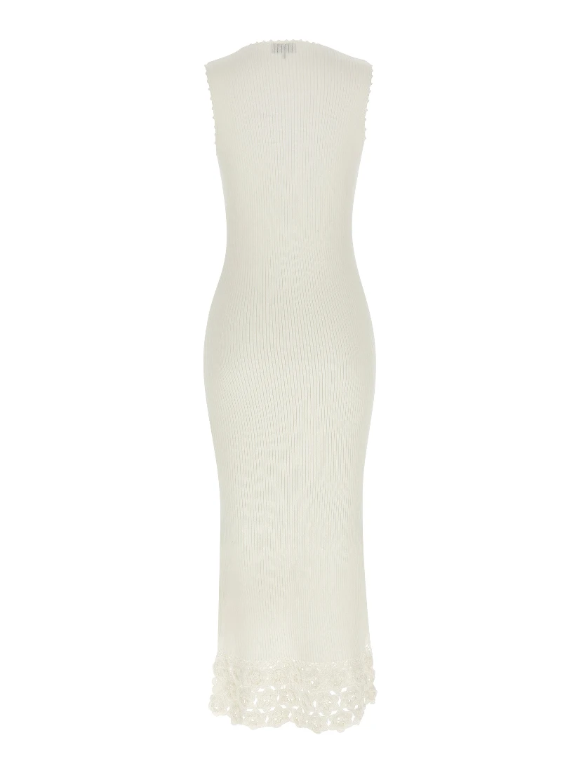 White Organic Cotton Long Dress