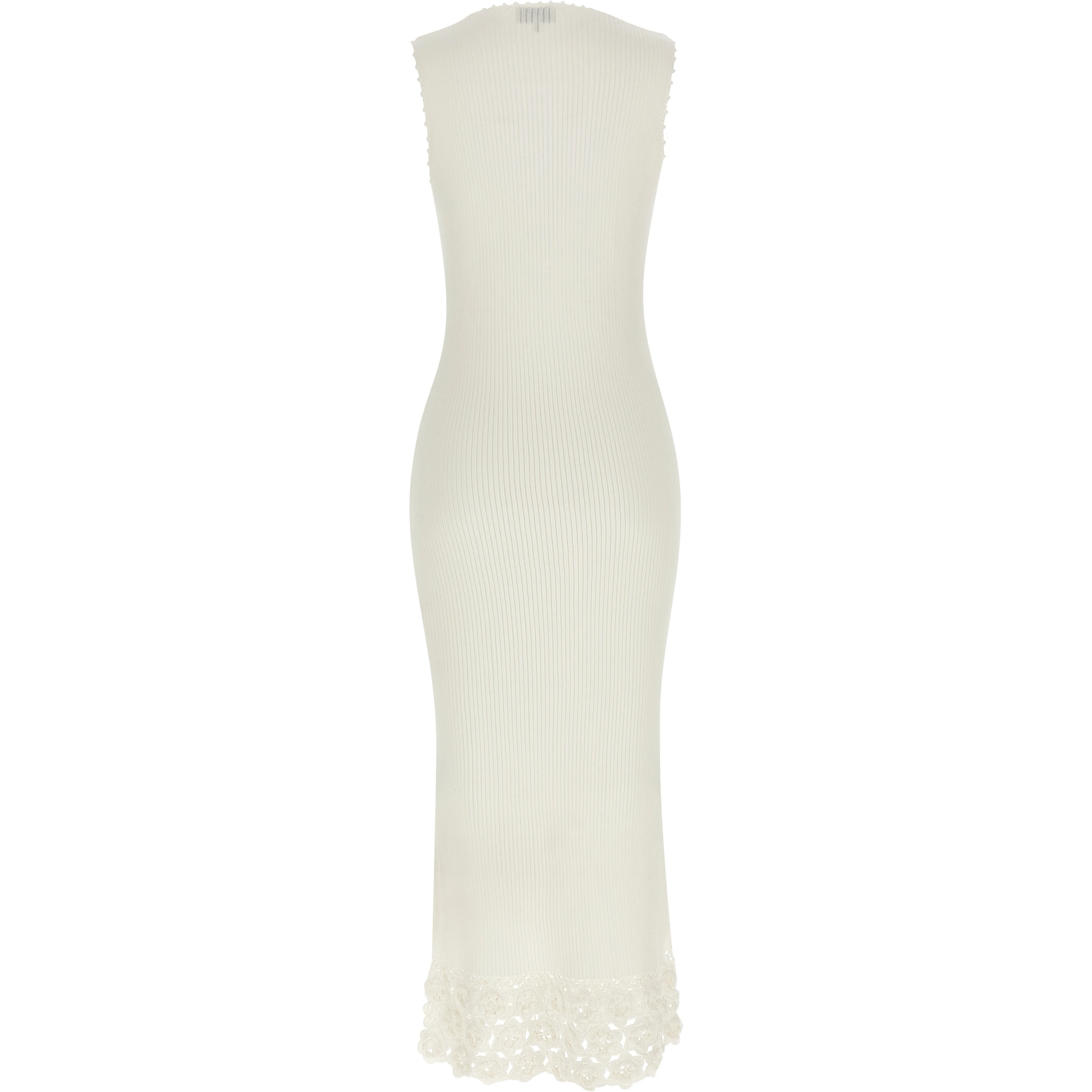 White Organic Cotton Long Dress