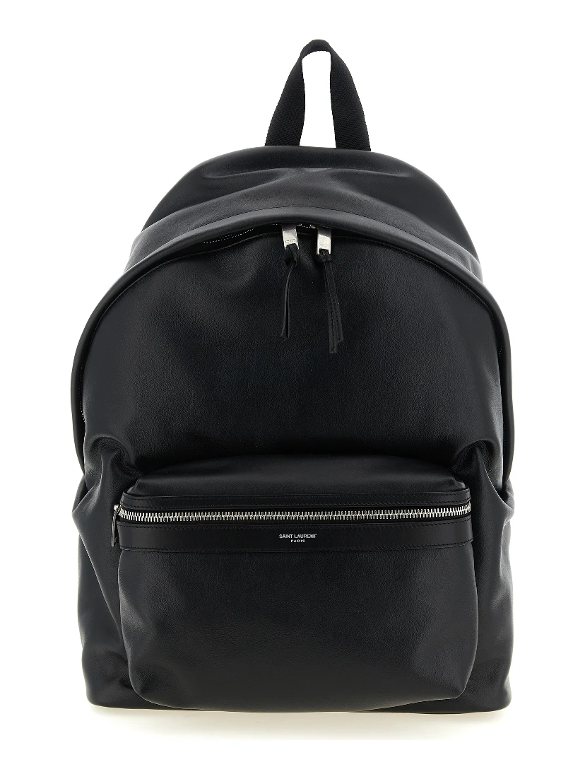 Black Calfskin Backpack