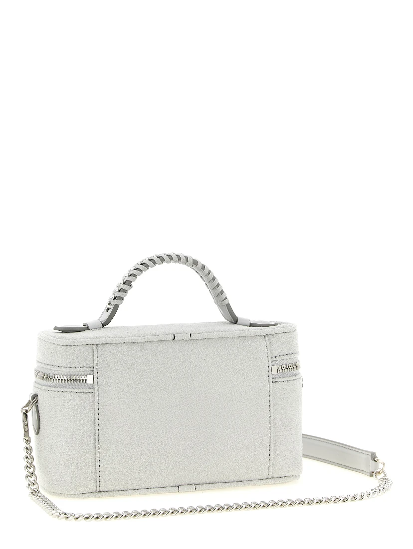 Gray Polyester Crossbody Bag
