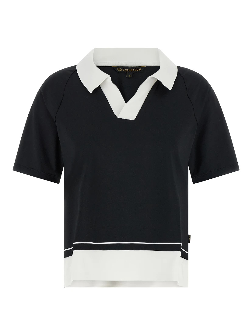 Bicolor Polyester Polo Shirt