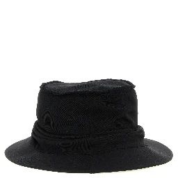 Black Wool Bucket Hat