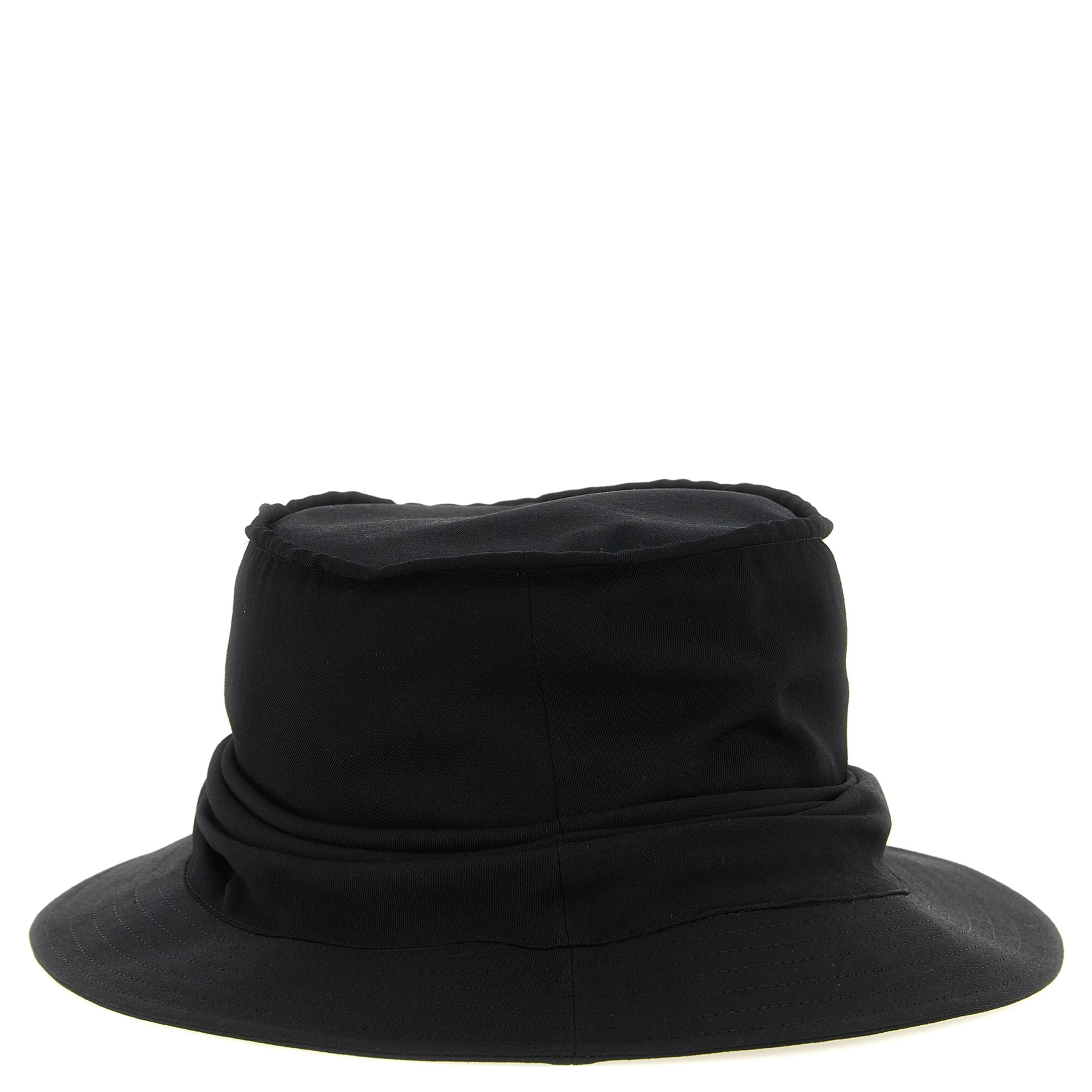 Black Wool Bucket Hat