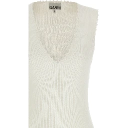 White Organic Cotton Long Dress