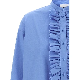 Blue Cotton Blouse