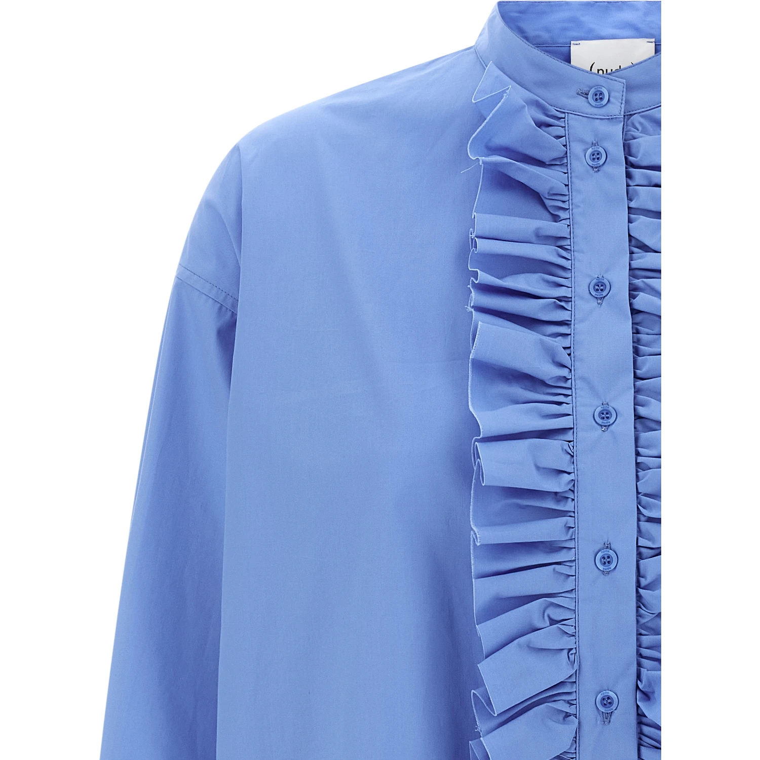 Blue Cotton Blouse