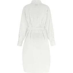 White Cotton Midi Dress