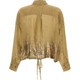Brown Tencel Blouse
