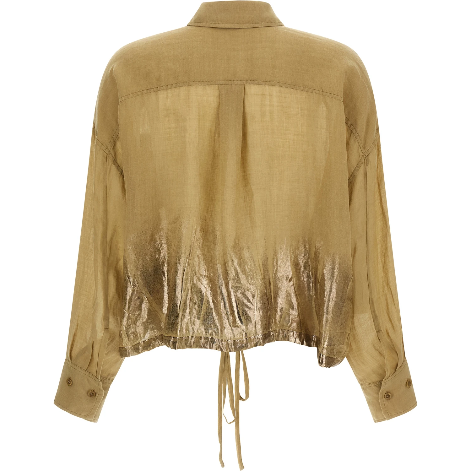 Brown Tencel Blouse