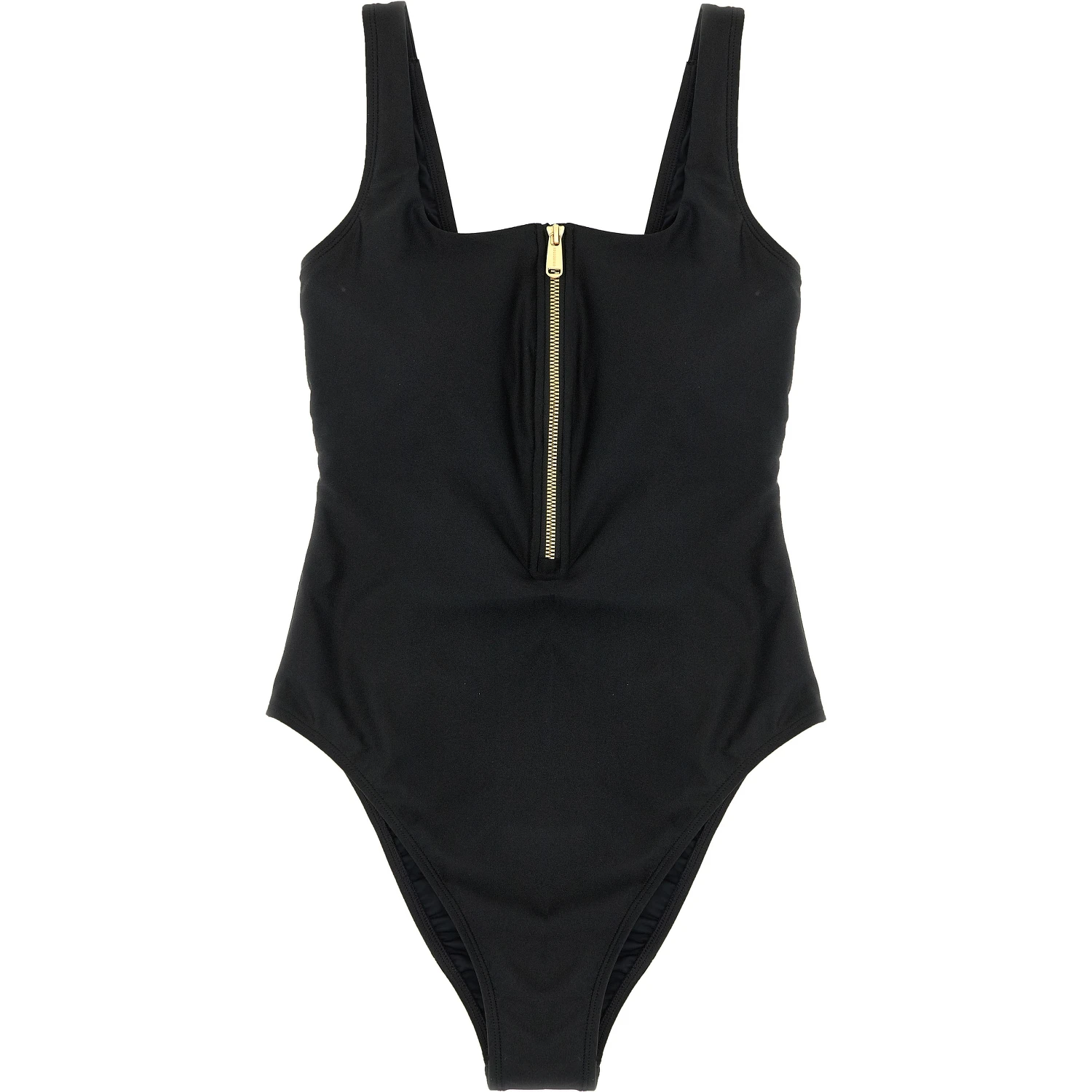 Black Polyamide One-Piece Swimsuit