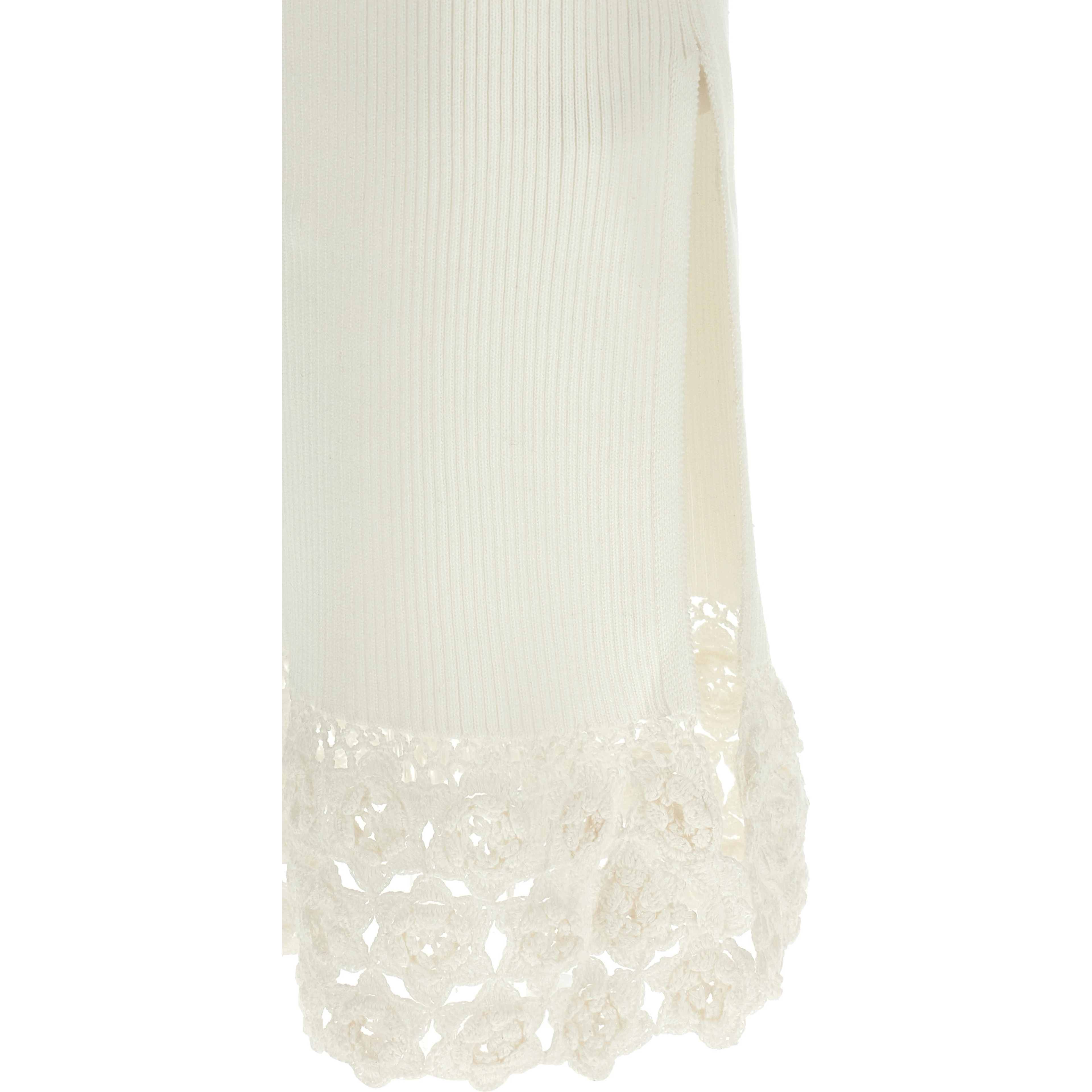 White Organic Cotton Long Dress