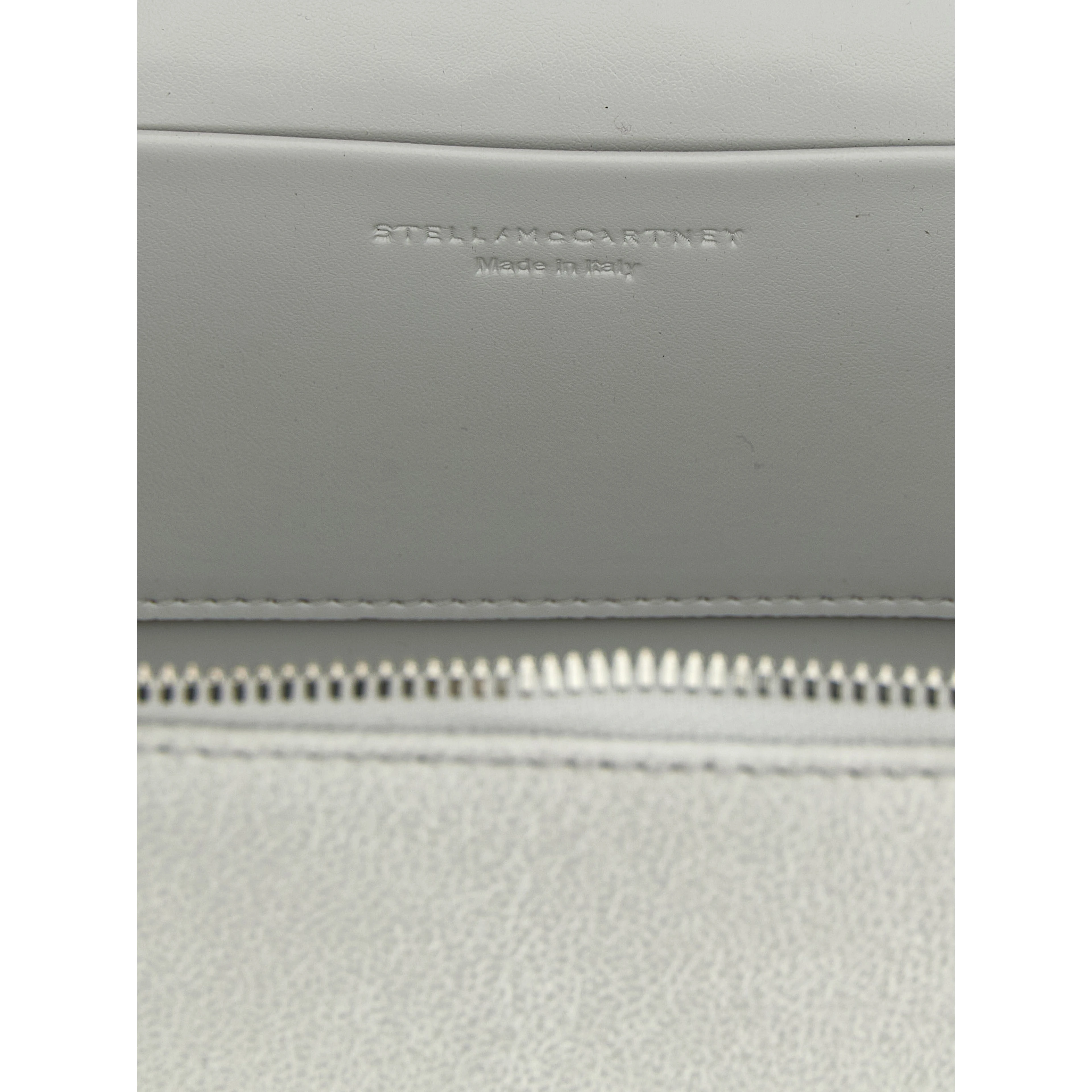 Gray Polyester Crossbody Bag