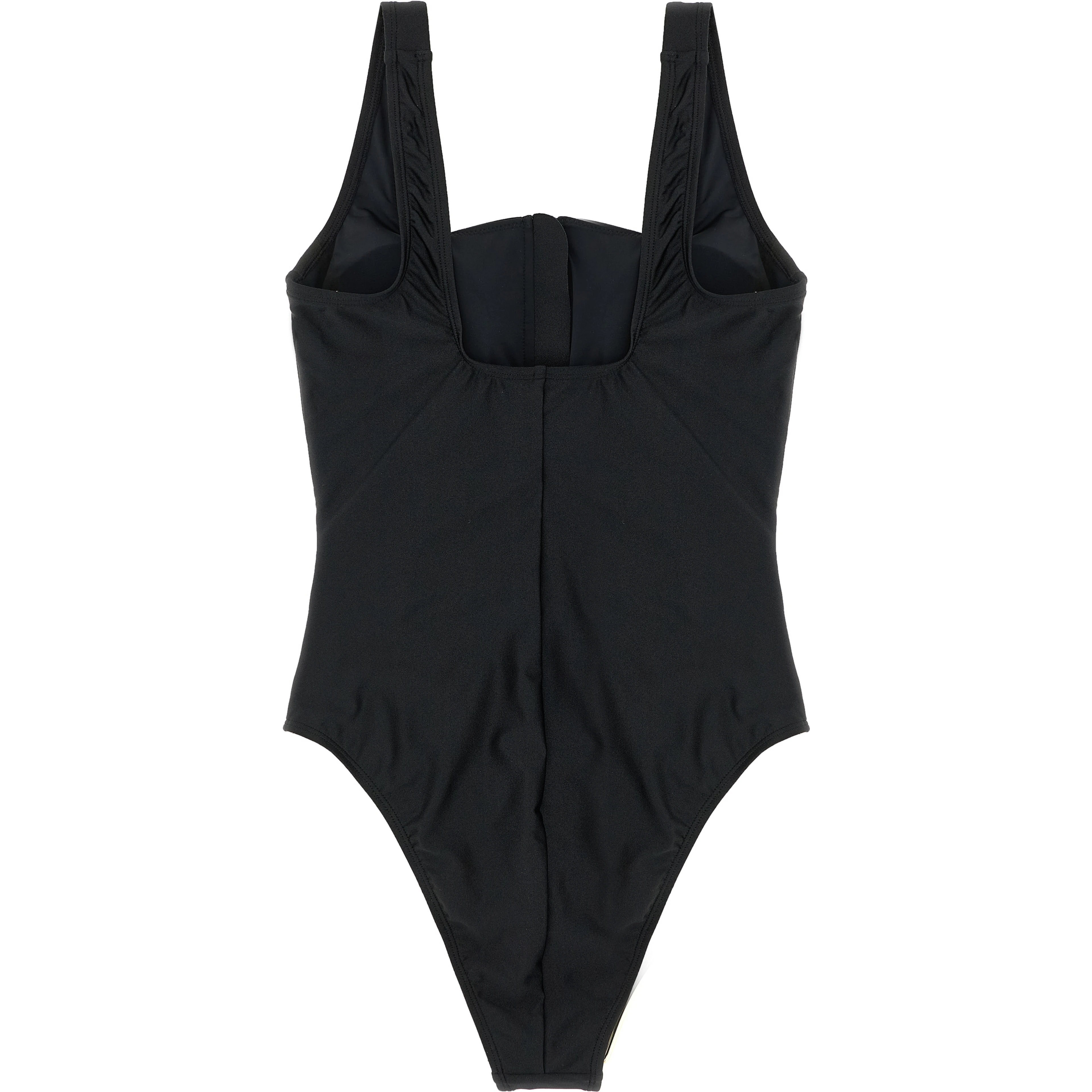 Black Polyamide One-Piece Swimsuit