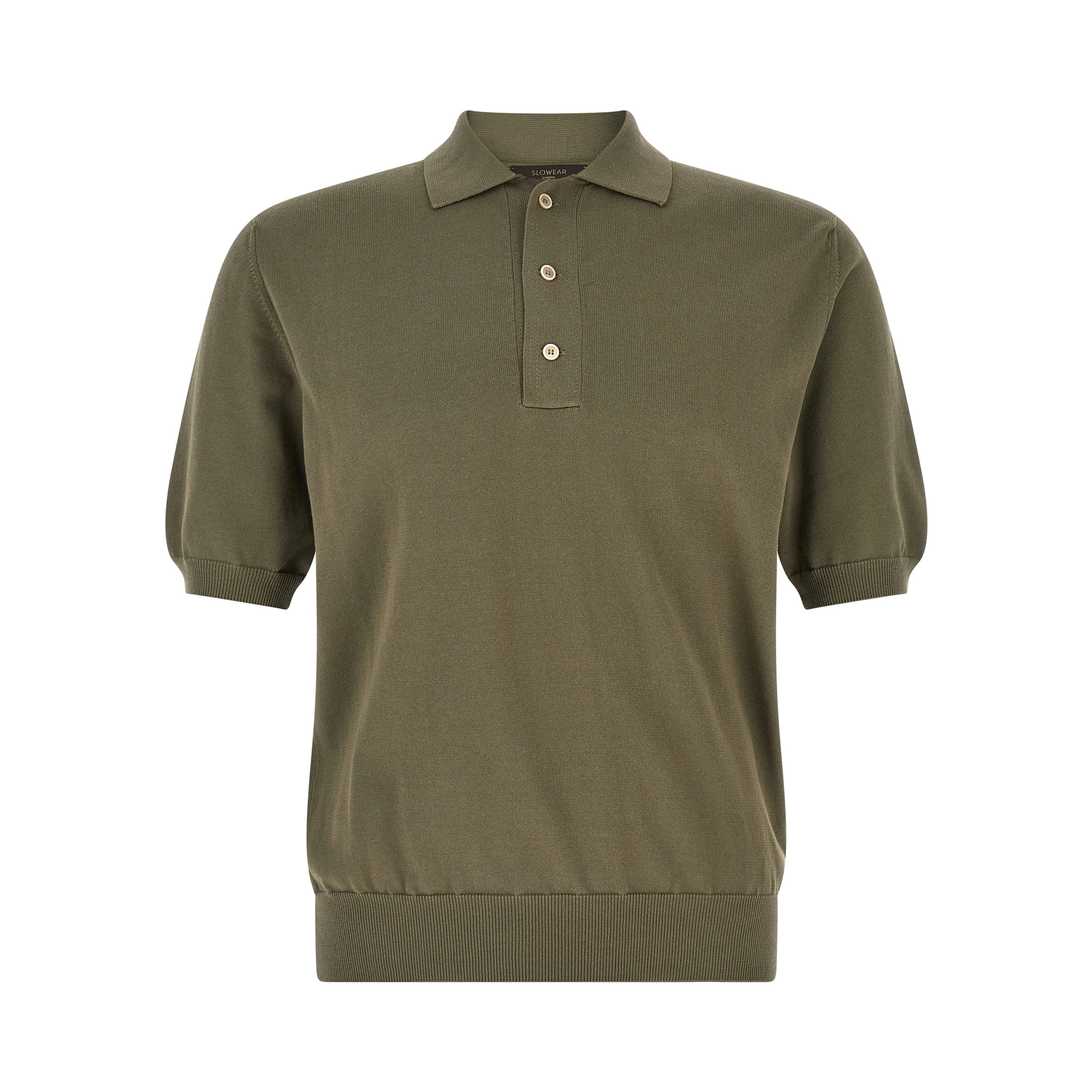 Bicolor Cotton Polo Shirt