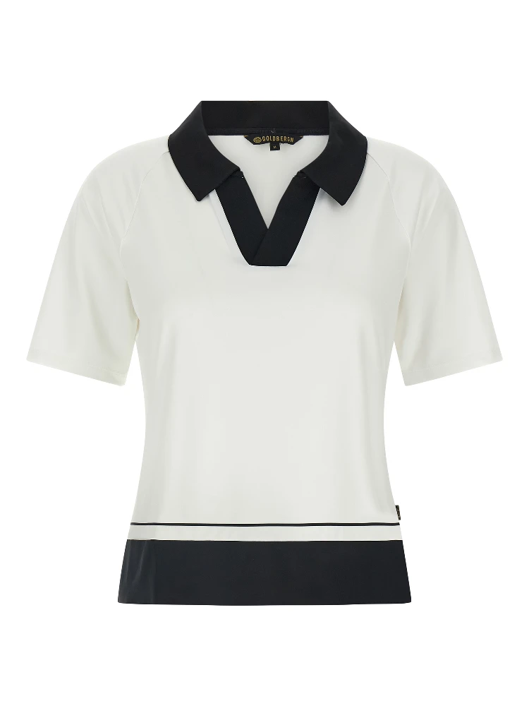Bicolor Polyester Polo Shirt