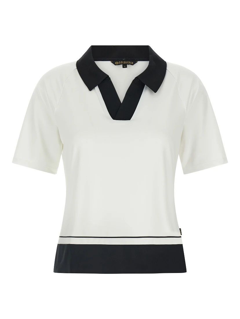 Bicolor Polyester Polo Shirt