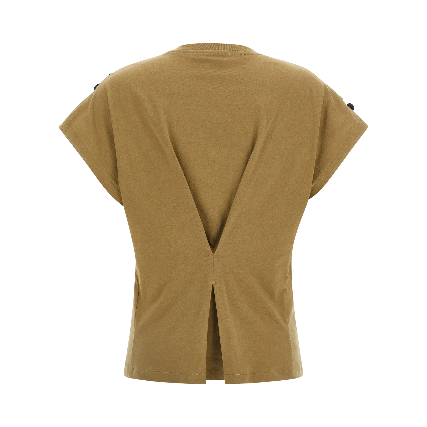 Brown Cotton T-Shirt