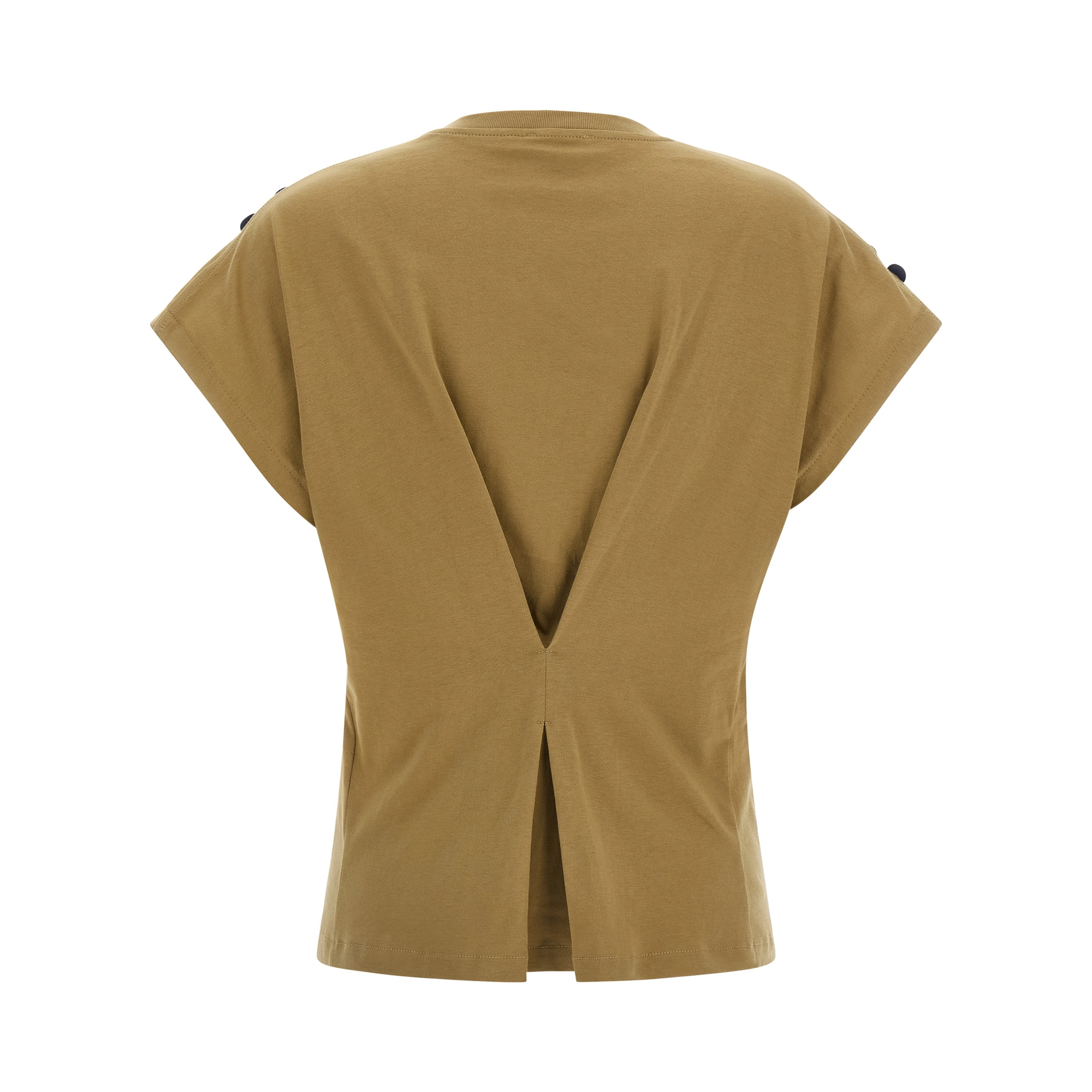 Brown Cotton T-Shirt