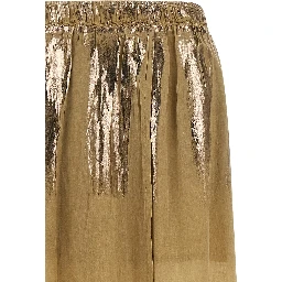 Brown Tencel Mini Skirt