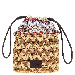 Multicolor Cotton Crossbody Bag