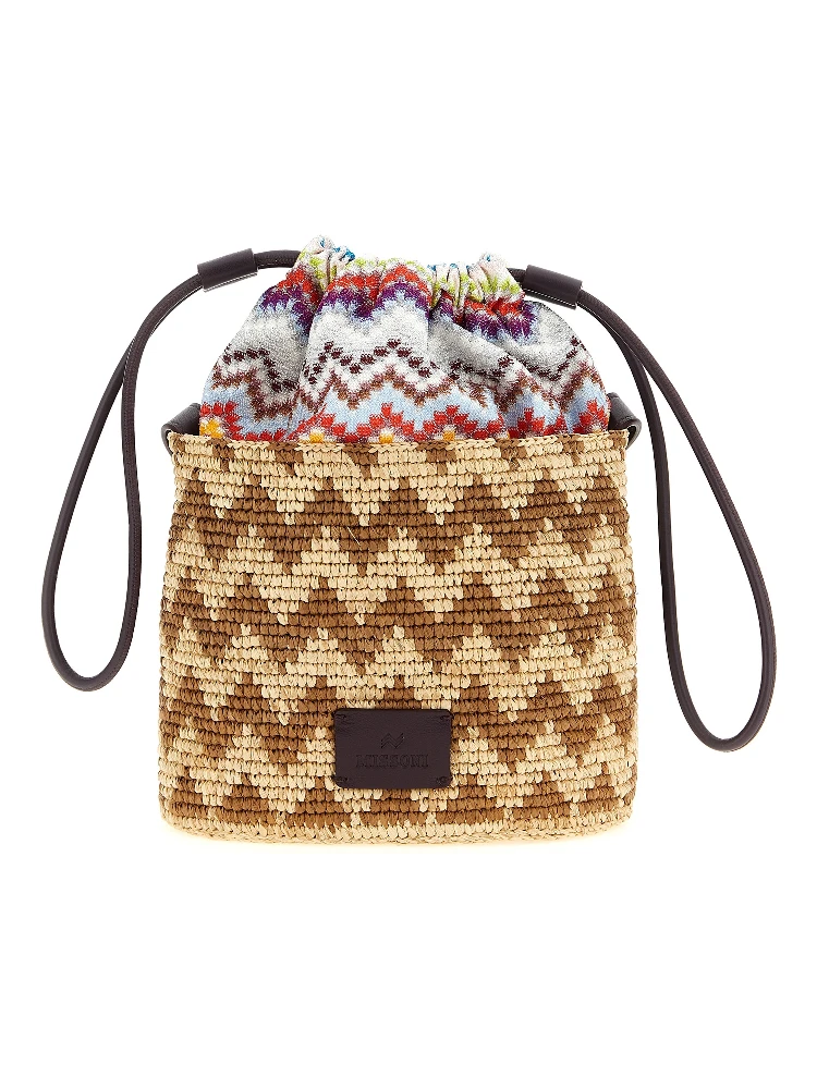 Multicolor Cotton Crossbody Bag