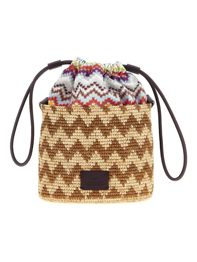 Multicolor Cotton Crossbody Bag