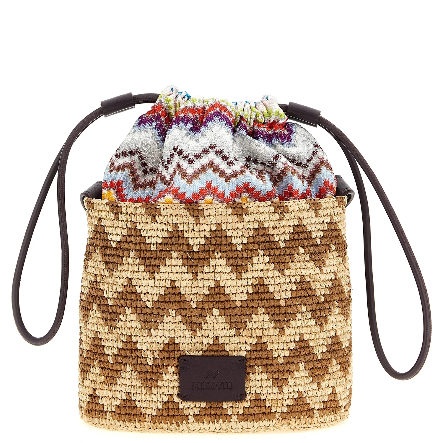 Multicolor Cotton Crossbody Bag