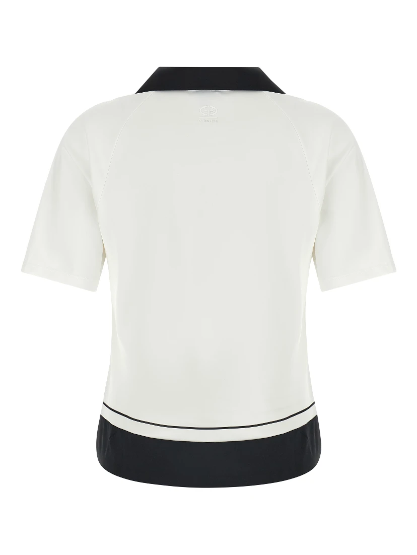Bicolor Polyester Polo Shirt