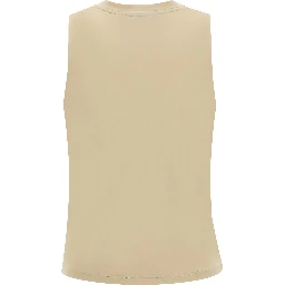 Beige Polyamide Sport Bra